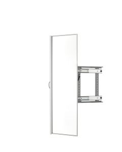 Closet Mirror 14" x 48" with Soft Close Chrome CM-1448-SN-1