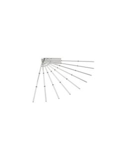 16" Wire Fan Pants Rack Chrome CPRF-16CR-52