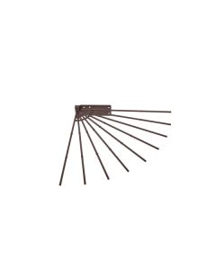16" Wire Fan Pants Rack Oil Rubbed Bronze CPRF-16ORB-52