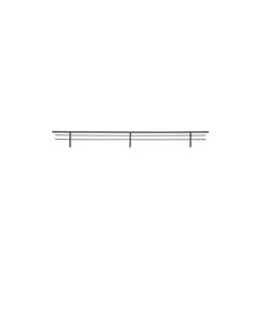 29" Wire Shoe Rail -Bulk 10  Oil Rubbed Bronze CSR-29ORB-10