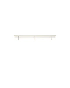 23" Wire Shoe Rail -Bulk 10  Satin Nickel CSR-23SN-10