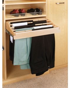 24" Classic Pants Rack Natural CWPR-2414-1