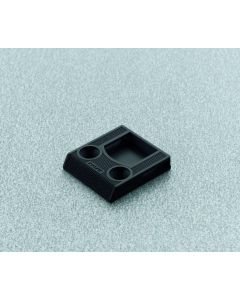 Black Surface Mount Retaining catch for Salice Push to Open Hinges and Lifting Devices