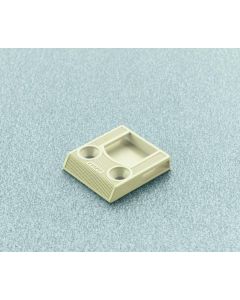 Beige Surface Mount Retaining catch for Salice Push to Open Hinges and Lifting Devices