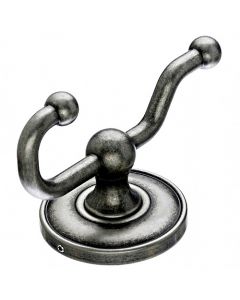 Antique Pewter 2-5/8" [67.00MM] Coat And Hat Hook by Top Knobs sold in Each - ED2APD