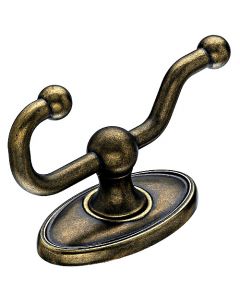 German Bronze 2-5/8" [67.00MM] Coat And Hat Hook by Top Knobs sold in Each - ED2GBZC