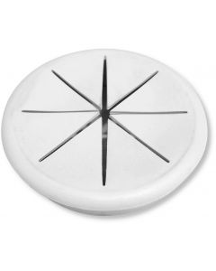 Flexigrom 80mm white wire grommet from Custom Accents - CPF-2871