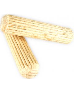 Wood Dowel 8MMX30MM Fluted sold as pack of 100