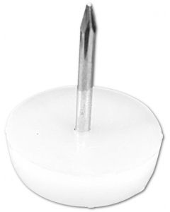 White Glide Nail On 3/4" Diameter Base