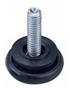 Black Enhanced Adjustable Glide 1" Diameter Base, Bag 100