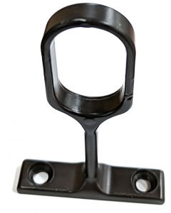 Oil Rubbed Bronze Metal Closet Rod Center Support 15MMx30MM