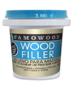 Eclectic Famowood Wood Filler Water-based 1/4 Pint Walnut Latex