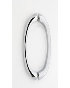Polished Chrome 8" [203.20MM] Back to Back Pull by Alno - G855-8-PC