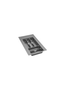 Glossy cutlery tray metallic small silver gct-1s-52