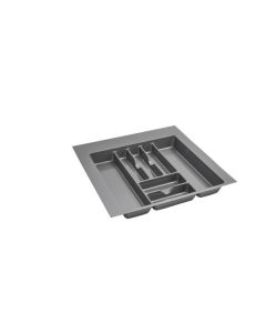 Glossy cutlery tray metallic xl silver gct-4s-52