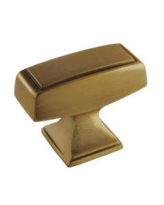 Gilded Bronze 1-1/2" (38MM) Knob, Mulholland by Amerock - BP535342GB