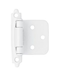 White 1-29/32" [48.26MM] Self-Closing Hinge by Liberty - H0103AV-W-O2