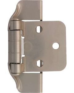 Satin Nickel 1-11/16" [43.00MM] Semi-Wrap Hinge by Liberty sold as Pair - H01915L-SN-U