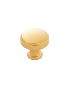 Brushed Golden Brass 1-1/4" [32.00MM] Round Knob by Hickory Hardware sold in Each, SKU: H077849BGB