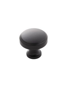 Matte Black 1-1/4" [32.00MM] Round Knob by Hickory Hardware sold in Each, SKU: H077849MB