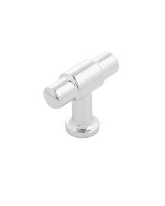 Chrome 1-5/8" [41.60MM] T-Knob by Hickory Hardware sold in Each, SKU: H077850CH