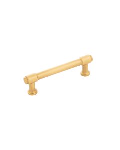 Brushed Golden Brass 3-3/4" [96.00MM] Bar Pull by Hickory Hardware sold in Each, SKU: H077852BGB