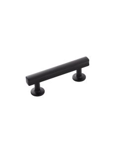 Matte Black 3" [76.20MM] Square Bar Pull by Hickory Hardware sold in Each, SKU: H077880MB