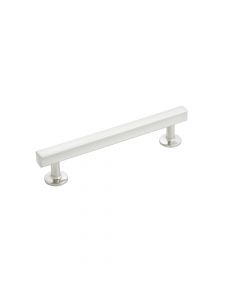 Satin Nickel 5-1/16" [128.00MM] Square Bar Pull by Hickory Hardware sold in Each, SKU: H077882SN