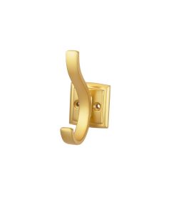 Brushed Golden Brass 1-7/16" [11.00MM] Hook by Hickory Hardware sold in Each, SKU: H078774-BGB