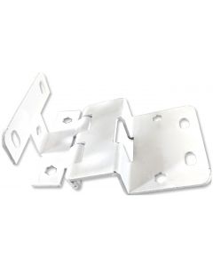 32MM Centers 3/4in. Door Five Knuckle Overlay Institutional Hinge White - Discontinued