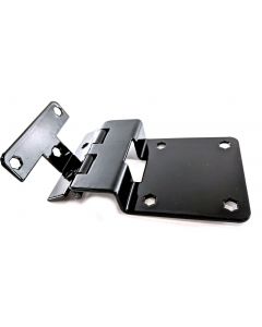 2in. Centers 3/4in. Door Five Knuckle Overlay Institutional Hinge Gloss Black - Discontinued