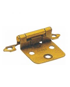 Polished Brass Surface Face Mounted Hinge by Siquar sold in Pair - H5003-BP-BP - Discontinued