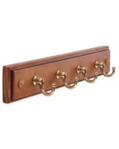 Honey Pine / Gilded Bronze 8-5/8in. [219.08MM] Key Rail by Amerock sold in Each - HR55590HGB - Discontinued