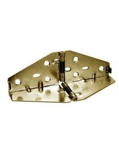 Restaurant Table Hinge and Leaf Support in Brass Finish
