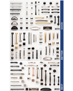 Hickory Hardware Branded Pro Program Good Better Best 3 Board Set