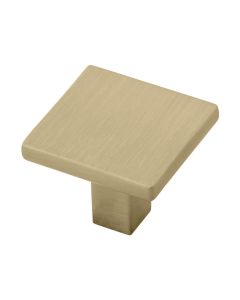 Champagne Bronze 1-1/4in. Square Knob, Skylight by Hickory Hardware - HH075341-CBZ - Discontinued