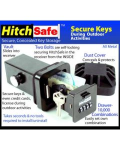 Solid Metal Hitch Safe for 2" Receivers