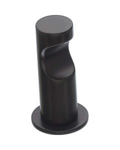 Flat Black 1-1/2" [38.00MM] Robe Hook by Top Knobs sold in Each - HOP1BLK