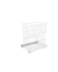 Wire hamper 18in deep white hrv-1220 s - hrv-1220-s