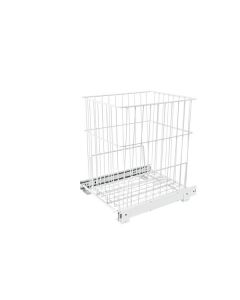 Wire hamper 18in deep white hrv-1520 s - hrv-1520s