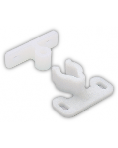 Plastic Knuckle Catch - White