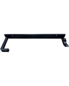 Low profile black anodized vertical surface wine display hardware from Kessick - K21B