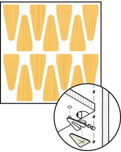 FASTCAP 280 Prefinished MAPLE Veneer Knockdown Cover Caps