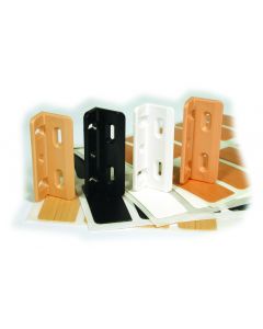 Kolbe Korner Nylon Drawer Front Mounting Bracket White 50 Pack