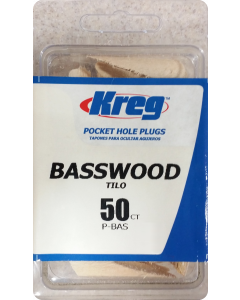Kreg Wood Plugs Bass 50 Pack Sold As Box 50 - Discontinued