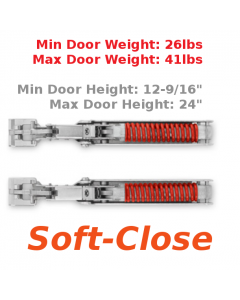Wind Soft-Close Door Lifting System for Large Doors by Salice - FRAKFEXSSN9 