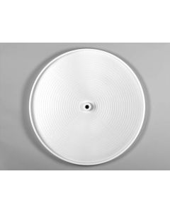 32" Lazy Daisy Polymer Full Circle Amond Trays Almond