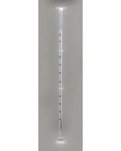 36" Lazy Daisy Hardware For Natural Wood 3 Tray Kidney and D-Shape Zinc