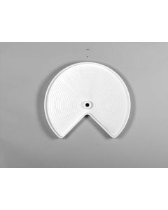 24" Lazy Daisy Polymer Kidney Amond Trays Enviro Almond
