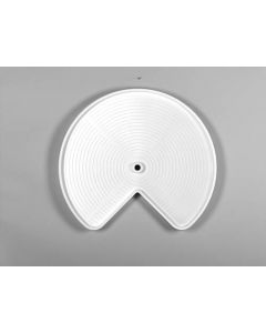 28" Lazy Daisy Polymer Kidney Amond Trays Enviro Almond